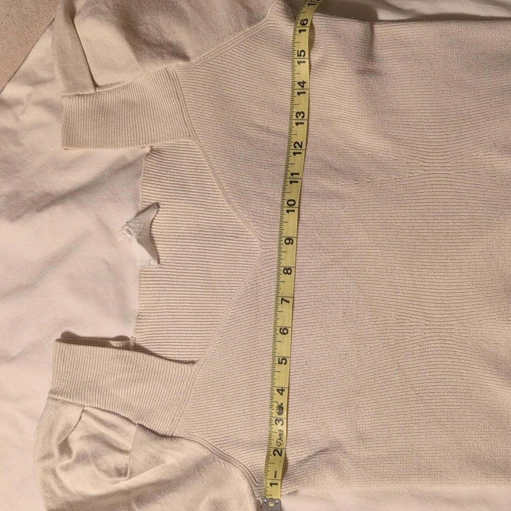 ba&sh Ivory Ribbed Knit Sweater - Picture 6 of 7